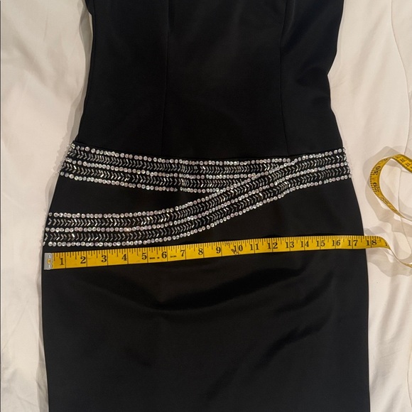 Basix ll black dress with silver beads - Picture 7 of 9